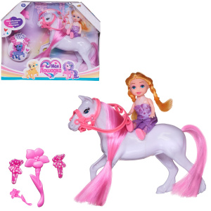 Игровой набор Abtoys Моя лошадка Белая лошадка и девочка-наездницаСИМВОЛ ГОДА 2026 Игровой набор Abtoys Моя лошадка Белая лошадка и девочка-наездницаСИМВОЛ ГОДА 2026