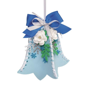 Набор для творчества Волшебная мастерская. Колокольчик новогодний из фоамирана голубой