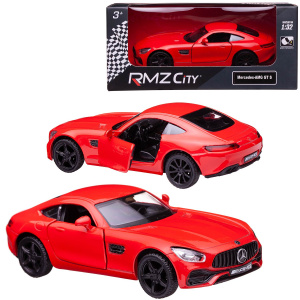Машинка металлическая Uni-Fortune RMZ City серия 1:32 Mercedes-Benz GT S AMG 2018, цвет красный, двери открываются Машинка металлическая Uni-Fortune RMZ City серия 1:32 Mercedes-Benz GT S AMG 2018, цвет красный, двери открываются
