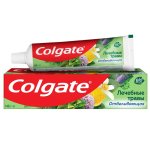 COLGATE Зубная паста Лечебные травы Отбеливающая 100мл