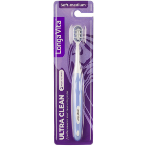 Зубная щетка Longa Vita Ultra Clean голубая