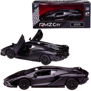 Машина металлическая RMZ City серия 1:32 Lamborghini Sian, инерционная, черный матовый цвет, двери открываются Машина металлическая RMZ City серия 1:32 Lamborghini Sian, инерционная, черный матовый цвет, двери открываются
