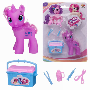 Игровой набор Abtoys Моя лошадка Пони-единорог фиолетовая с чемоданчиком и медицинскими игровыми предметамиСИМВОЛ ГОДА 2026 Игровой набор Abtoys Моя лошадка Пони-единорог фиолетовая с чемоданчиком и медицинскими игровыми предметамиСИМВОЛ ГОДА 2026
