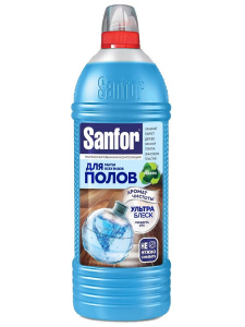 SANFOR для мытья полов УЛЬТРА БЛЕСК "Свежесть СПА", 1 л