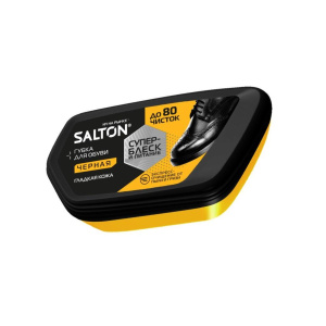 SALTON Губка Волна для гладкой кожи с норковым маслом ЧЕРНАЯ