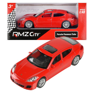 Машина металлическая RMZ City 1:43 Porsche Panamera Turbo, без механизмов, цвет красный Машина металлическая RMZ City 1:43 Porsche Panamera Turbo, без механизмов, цвет красный