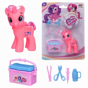 Игровой набор Abtoys Моя лошадка Пони-единорог розовая с чемоданчиком и медицинскими игровыми предметамиСИМВОЛ ГОДА 2026 Игровой набор Abtoys Моя лошадка Пони-единорог розовая с чемоданчиком и медицинскими игровыми предметамиСИМВОЛ ГОДА 2026