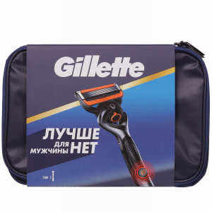Подарочный набор Gillette Бритва FUSION ProGlide Power+1 смен.касс.+косметичка