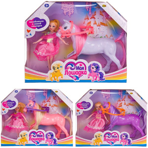 Игровой набор ABtoys Моя лошадка Куколка и лошадка 3 видаСИМВОЛ ГОДА 2026 Игровой набор ABtoys Моя лошадка Куколка и лошадка 3 видаСИМВОЛ ГОДА 2026