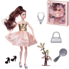 Кукла Junfa Atinil (Атинил) Мой розовый мир в платье со звездочками на юбке, 28см