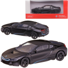 Машина металлическая 1:43 BMW i8, цвет черный