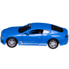 Машинка металлическая Abtoys АвтоСити 1:36 Седан купе инерционный с открывающими передними дверцами синий свет звук