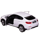 Машина металлическая 1:24 scale BMW X6, цвет белый, двери и капот открываются