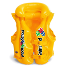 Жилет надувной INTEX "Pool School "Deluxe Swim Vest"(Делюкс Пул Скул), 3-6лет, желтый