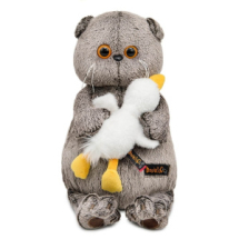 Кот Басик со спящим Гусиком 30 см Кот Басик со спящим Гусиком 30 см