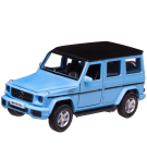 Машинка металлическая Uni-Fortune RMZ City серия 1:32 Mercedes Benz G63 AMG, инерционная, цвет матовый голубой, двери открываются