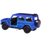 Машинка металлическая Abtoys АвтоСити 1:36 Внедорожник классический инерционный с открывающими передними дверцами синий свет звук