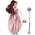Кукла Junfa Atinil (Атинил) Звезда эстрады (в коротком платье с пайетками и шлейфом) в наборе с аксессуарами 28см