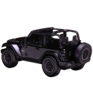 Машина металлическая 1:43 JEEP Wrangler Rubicon, цвет черный