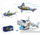 Интерактивная игрушка Junfa Робот-Акула электромеханическая серая