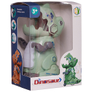 Игрушка заводная Junfa Нажми и поедет Динозавр, светло-зеленый в коробке 10,4х7,8х14,5см