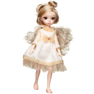 Кукла Junfa в бело-золотом платье 25 см