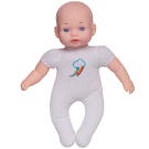 Игровой набор ABtoys Baby Ardana Пупс 23 см в голубой сумочке