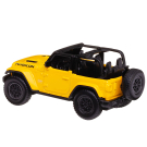 Машина металлическая 1:43 JEEP Wrangler Rubicon , цвет желтый