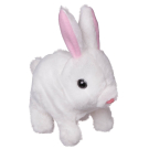 Кролик Abtoys Счастливые друзья белый, движение, звук