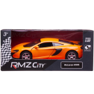 Машинка металлическая Uni-Fortune RMZ City серия 1:32 McLaren 650S, инерционная, цвет оранжевый, двери открываются