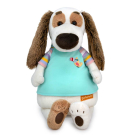 Мягкая игрушка BUDI BASA Собака Бартоломей в футболке с туканом 27 см