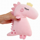 Мягкая игрушка Abtoys Supersoft Dreamy Динозаврик розовый, 20см
