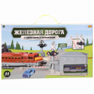 Железная дорога ABtoys с переездом и семафорами, 335 см