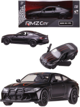 Машина металлическая RMZ City 1:32 BMW M4 CSL 2023 черный матовый