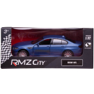 Машинка металлическая Uni-Fortune RMZ City серия 1:32 BMW M5, инерционная, голубой матовый цвет, двери открываются