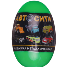 Машинка Abtoys Спецтехника Городская техника, в дисплее 12 моделей 1:64 (в яйце)