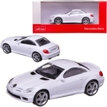 Машина металлическая 1:43 Mercedes SLK 55 AMG, цвет белый