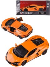 Машина металлическая RMZ City 1:32 Lamborghini Revuelto оранжевый