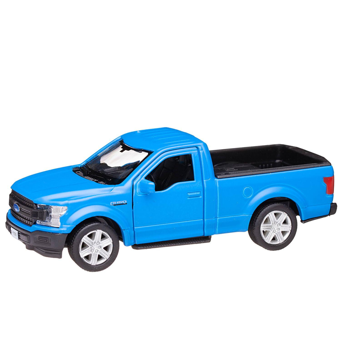 Машина металлическая RMZ City серия 1:32 Ford F150 2018, синий матовый  цвет, двери открываются