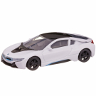 Машина металлическая 1:43 BMW i8, цвет белый