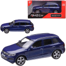 Машинка металлическая Uni-Fortune RMZ City 1:43 VOLKSWAGEN TOUAREG, Цвет Синий