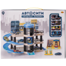 Игровой набор Abtoys Парковка АвтоСити трехуровневая с лифтом в наборе с 4 машинками