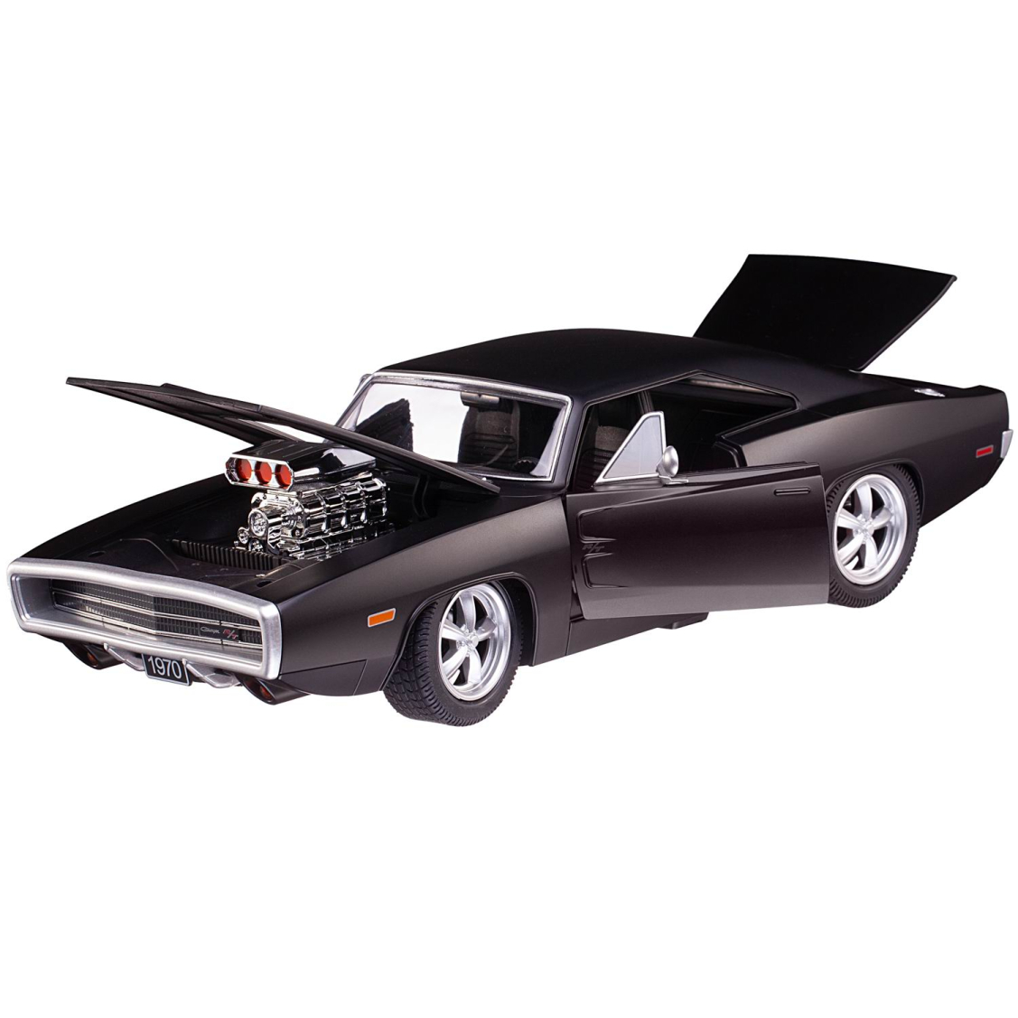 Машина р/у 1:16 Dodge Charger R/T with engine Version, 2,4G, цвет черный,  звуковые эффекты, двери и капот открываются в ручную., 33*12.9*9 | купить,  цена, отзывы