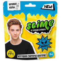 Слайм Slime Влад А4 синий 80 г.