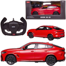 Машина р/у 1:14 BMW X6 M, 2,4G, свет фар и салона, цвет красный.