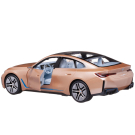 Машина р/у 1:14 BMW i4 Concept 2,4G золотистый цвет, открываемые дверцы, свет.