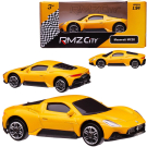 Машина металлическая RMZ City 1:64 Maserati MC 2020, без механизмов, желтый цвет