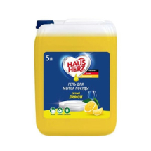 Средство для мытья посуды HausHerz Сочный лимон 5000мл