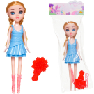 Кукла ABtoys Brilliance Fair 18 см в ярком платье, сапожках с расческой 7 видов