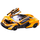 Машина металлическая 1:24 Mclaren P1, цвет желтый, двери и капот открываются